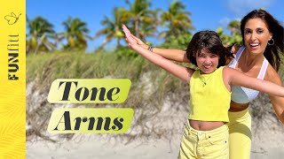 Exercises To Tone Flabby Arms Women [upl. by Haelhsa]