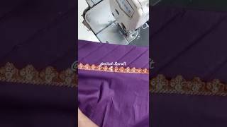 Poncha design 🔥 shorts ytshort trending stitching youtubechannel [upl. by Ecnahc]