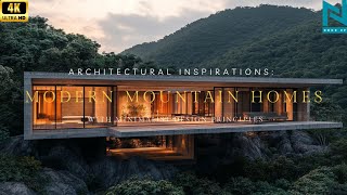 Architectural Inspirations Modern Mountain Homes with Minimalist Design Principles [upl. by Tiernan]