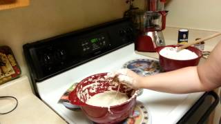 Sandra and Crystal Making Depression Era Bread [upl. by Wurst]