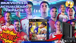 PES 24 ACTUALIZADO 2024 PS3 VRPACH FULL INSTALACION DESDE CERO EXPLICADO PASO A PASO😱 [upl. by Mychal]