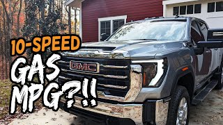 MPG Test  I Drive 400 Miles with My New 66L Gas Engine L8T on my 2024 GMC Sierra 2500 HD [upl. by Roxane828]