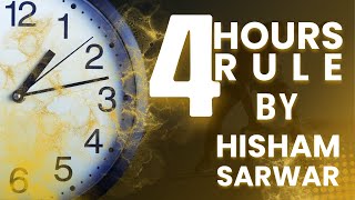 4 Powerful hours formula by Hisham Sarwar  Book Seekhna Seekho [upl. by Llecrad363]