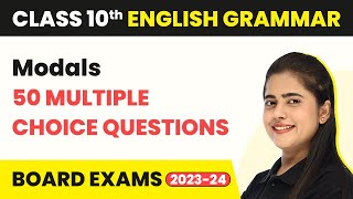 Modals MCQs 50 Solved 202223  Class 10 English Grammar MCQs 50 Solved 2022  2023 [upl. by Aprilette]