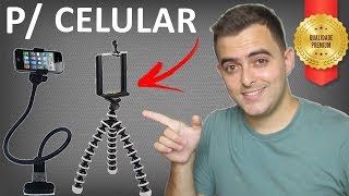 SuportesTripés Para Filmar com Celular VexClip e Gorillapod [upl. by Luhe]