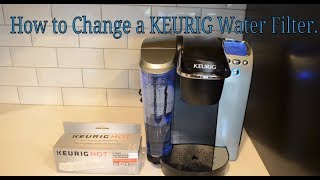 How To Change a KEURIG Water Filter [upl. by Jock]