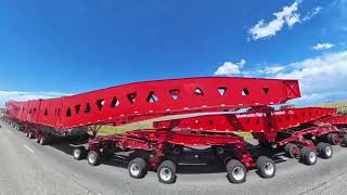 15 million pound super load from Laramie to Medicine Bow Wyoming [upl. by Alinna168]