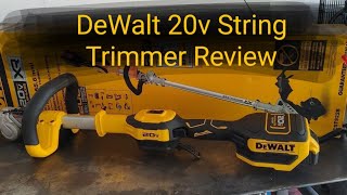 DeWalt 20V XR Trimmer Review [upl. by Etirugram]