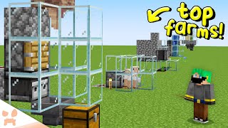 10 Minecraft Farms In 10 Minutes [upl. by Eiggep15]