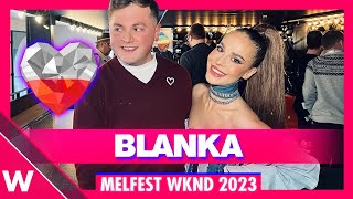 🇵🇱 Blanka quotSoloquot  MelFest WKND 2023  INTERVIEW [upl. by Ogirdor]