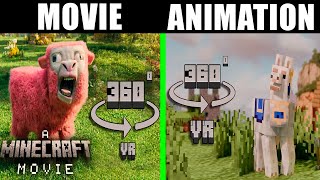 360° VR A Minecraft Movie vs ANIMATION  Teaser [upl. by Gambrell744]