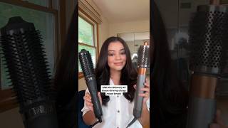 GHD Duet Blowdry VS Dyson Airwrap Large Round Brush on Curly Hair [upl. by Adirehs]