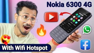 Nokia 6300 4G All Features Phone Killer🔥  Unboxing and review  Nokia Keypad Phone [upl. by Letty310]