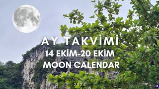 AY TAKVİMİNE GÖRE EKİM DİKİM BAHÇE İŞLERİ 14 EKİM20 EKİM 2024 MOON CALENDAR [upl. by Alva]