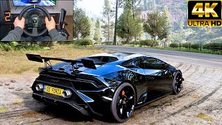 Lamborghini Huracan Tecnica  Forza Horizon 5  Thrustmaster TX Steering Wheel Gameplay [upl. by Vincenta]