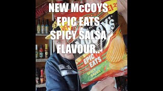 NEW McCOYS Epic Eats Spicy Salsa flavour review mccoys crisps spicysalsa snackreviews new [upl. by Luhe]