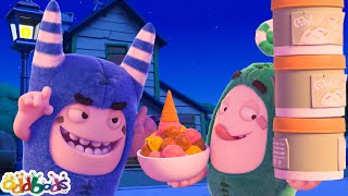 Somethings Amiss In Oddsville  Oddbods  Food Adventures  Cartoons for Kids [upl. by Idolem313]