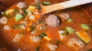 ALBÓNDIGAS DE RANCHO RECETA DE LA ABUELA  ALBONDIGAS EN CALDILLO [upl. by Encrata]