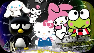 Hello Kitty  Melody  Keroppi  Badtz Maru  Cinnamoroll Team Ultra Hard UHD 4K 60 FPS [upl. by Enelkcaj]