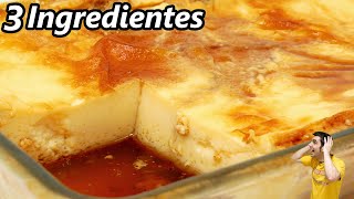 EL POSTRE MAS RICO Y FÁCIL en MINUTOS  SOLO 3 INGREDIENTES😋🍮😍 SIN GLUTEN Receta  647 [upl. by Lani]