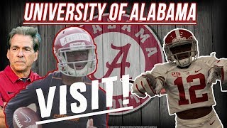 I THINK THEY OFFERED ME  University of Alabama visitcamp [upl. by Krock]