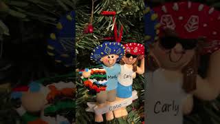 Personalized Mexico Vacation Couple Christmas Ornament [upl. by Damali]