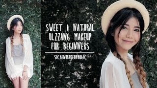 Sweet amp Natural Ulzzang Inspired Makeup Perfect for beginners [upl. by Akinnej]