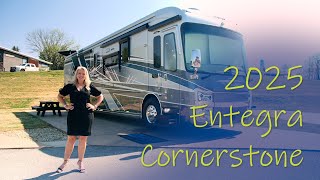 Luxury RV Tour – 2025 Entegra Cornerstone – Class A Diesel Motorhome [upl. by Trescott870]