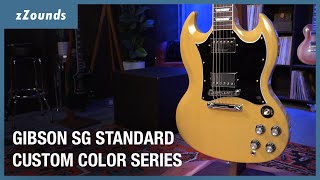 Gibson SG Standard Custom Color Electric Guitar  zZounds [upl. by Gaspard]