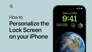 How to personalize Lock Screens on your iPhone  Apple Support [upl. by Rabma]