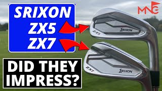 THE GOOD amp THE BAD Srixon ZX5 amp ZX7 Irons [upl. by Kieryt]