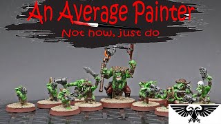 TIMELAPSE  Painting Runtherd amp Gretchin from Warhammer 40k as Snakebites [upl. by Matthias]