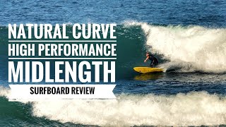 Natural Curve High Performance Midlength Surfboard Review The Regular Guy S04E06 [upl. by Sahpec]