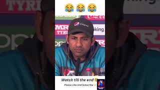 Sarfaraz Ahmed का मजेदार Interview 🤣  Pakistan Cricket के पल shorts [upl. by Yreneh20]