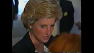 Princess Diana at an AIDS conference 1990 [upl. by Aeslehs536]