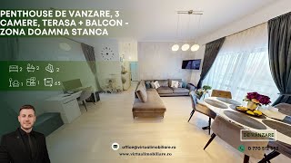 Penthouse de vanzare in Sibiu 3 camere 65 mp  balcon si terasa 43 mp [upl. by Airrej333]