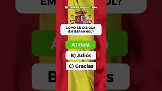 Saudações em espanhol quiz auladeespanhol espanholparabrasileiros quiz quizespaña [upl. by Sualkin687]