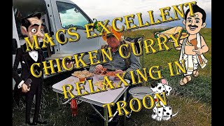 Macs excellent chicken curry relaxing in Troon [upl. by Lomaj498]