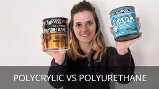 Polycrylic or Polyurethane How and When to Apply  This or That DIY  Wood Finishing Basics [upl. by Traweek]