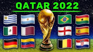 Así sería el Increible MUNDIAL 2022 si fuera Mañana según el Ranking FIFA [upl. by Lerrej]