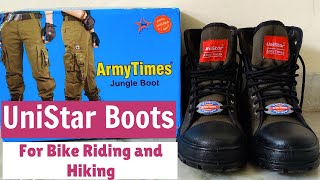 First Impression of UniStar Jangle Boot Biking amp Hiking UniStar Boot [upl. by Hasen]