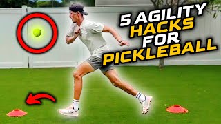 5 Pickleball Agility Exercises EVERY Player Must Know [upl. by Eicak]