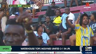 Waterhouse Tops Molynes United 31 In JPL  News at 7 PM  CVMTVNews [upl. by Rector]