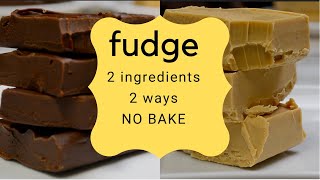 2Ingredient Fudge  SUPER EASY  2 recipes 2 ingredients each  Crumbs and Confetti with Diana [upl. by Entwistle63]