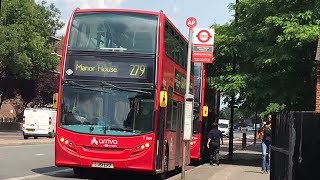 STRONG LANGUAGE  Journey on the 279  Carterhatch Lane to Manor House Station  E400  T249 [upl. by Elvina]