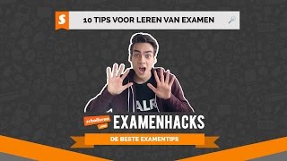 10 TIPS VOOR HET LEREN VAN JE EXAMEN  Examenhacks [upl. by Khan]