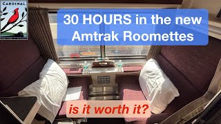 30 HOURS in Amtraks NEW Roomettes  Reviewing the Amtrak Cardinal [upl. by Watkins150]