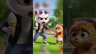 Kitten Ice Cream Chaos funny cartoon catlover [upl. by Ertnom157]