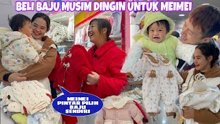 WAKTUNYA BELI PAKAIAN MUSIM DINGIN UNTUK MEIMEI BAGUSNYA BELANJA DISINI KITA DAPAT BONUS JUGA [upl. by Ainoek144]