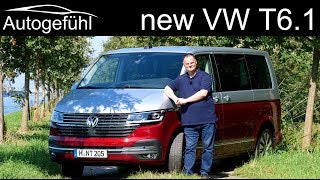 Volkswagen Multivan T6 Facelift FULL REVIEW driving the T61  Autogefühl [upl. by Ynnal]